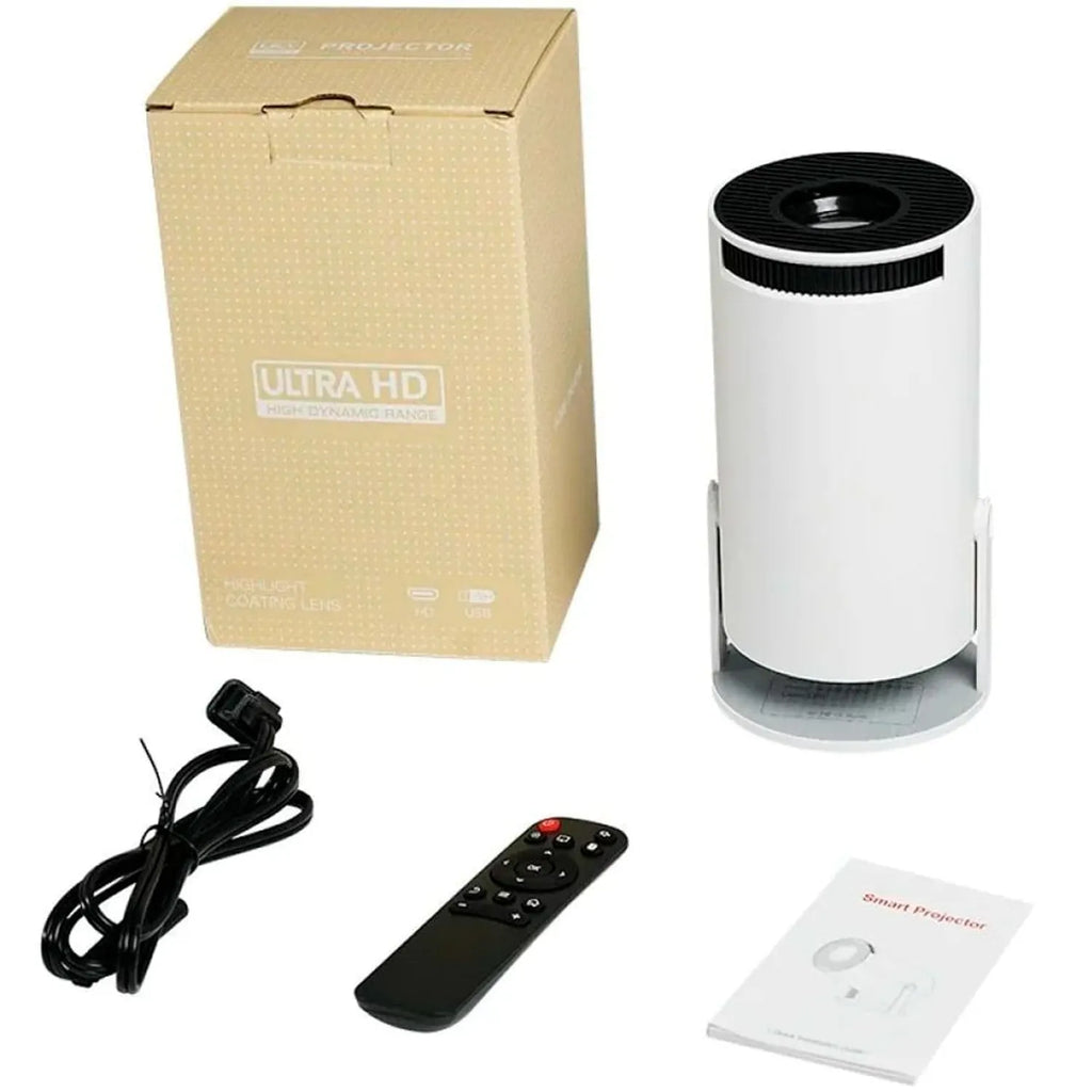 Proyector Inteligente Android HY300 Pro con WiFi Bluetooth y Apps de Streaming