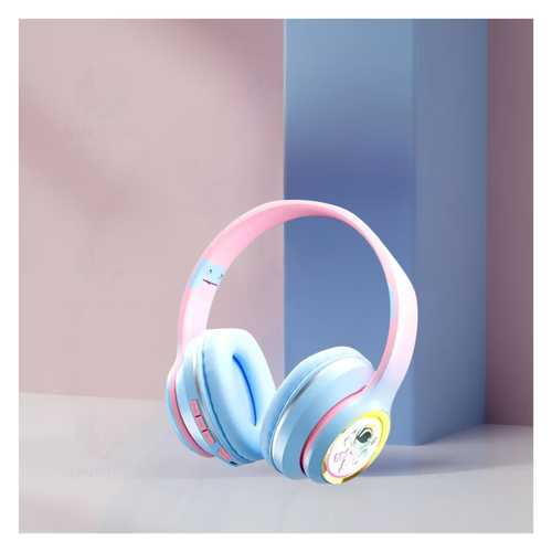 Audífonos Diadema Bluetooth Inalámbricos Colores Pastel con Controles Integrados
