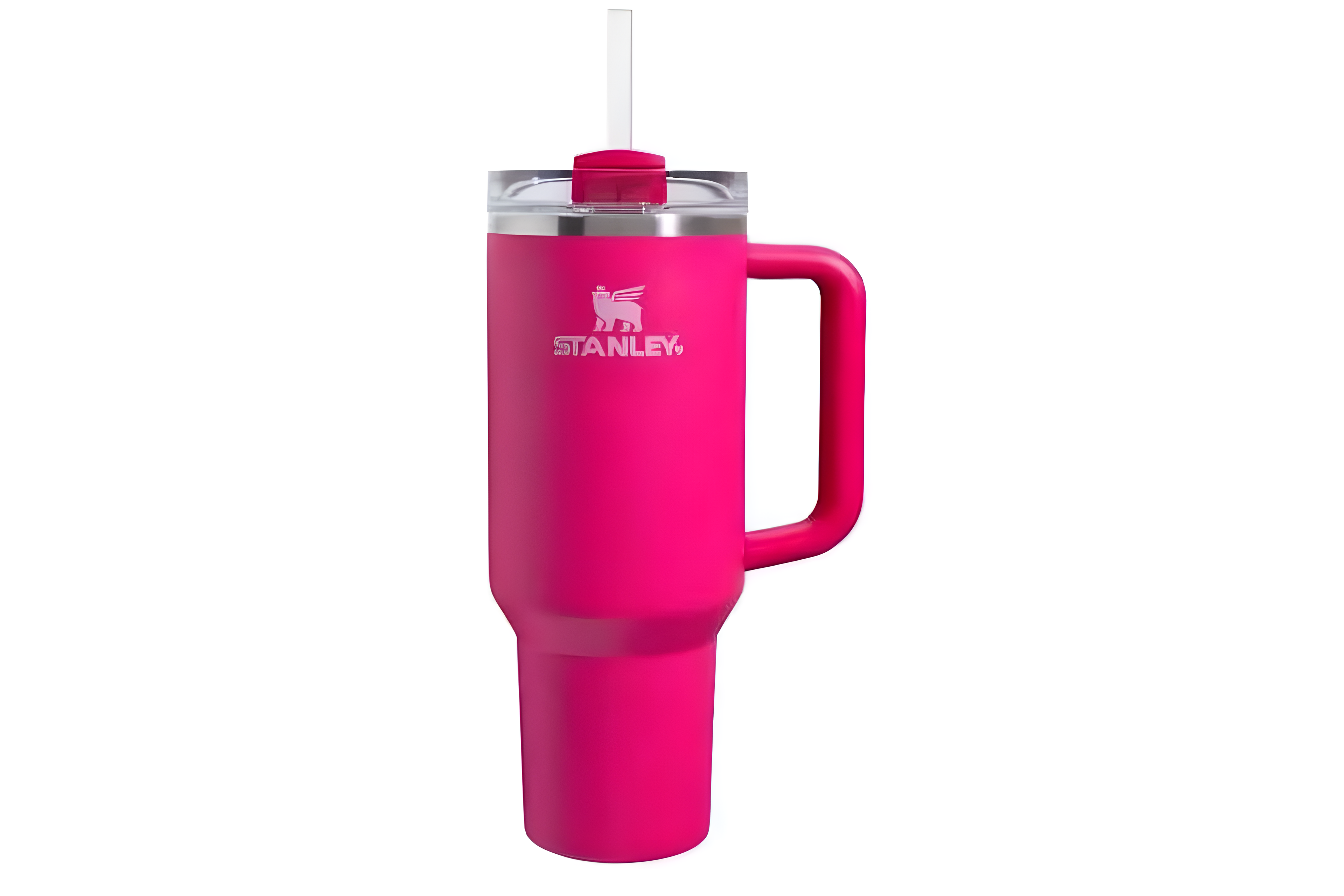 Termo Stanley 40 Onzas Fucsia con Tapa y Pitillo